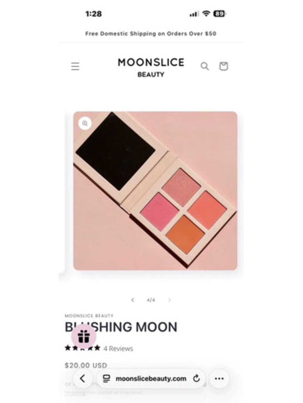Moonslice beauty blush‎